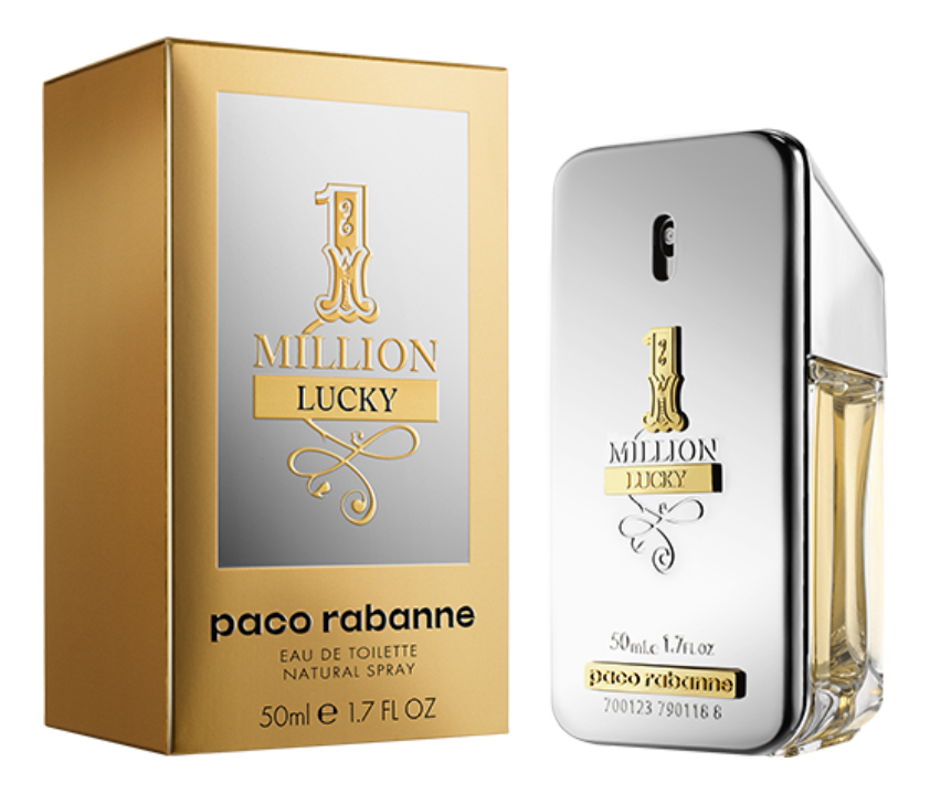 

Paco Rabanne 1 Million Lucky: туалетная вода 50мл, Paco Rabanne 1 Million Lucky