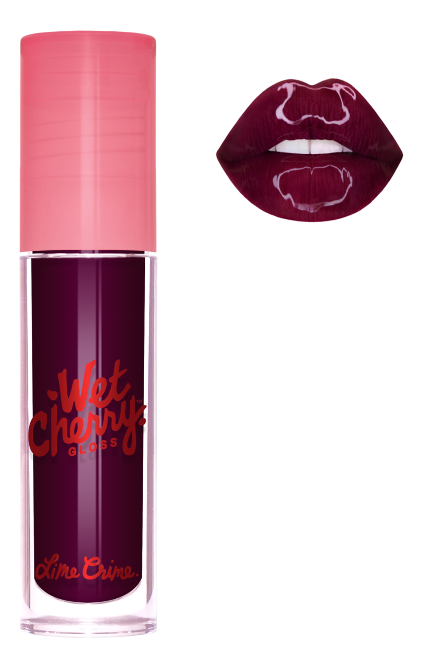 

Блеск для губ Wet Cherry Lip Gloss 2,96мл: Black Cherry, Блеск для губ Wet Cherry Lip Gloss 2,96мл