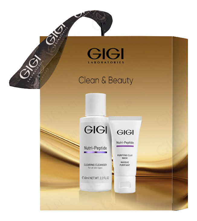 Набор для лица Nutri-Peptide Clean &amp; Beautiful (очищающий гель 60мл + очищающая глинянная маска 15мл)
