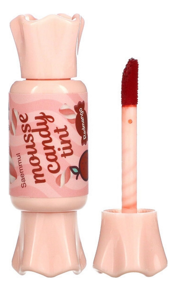 

Тинт-мусс для губ Конфетка Saemmul Mousse Candy Tint 8г: 11 Tomato Mousse, Тинт-мусс для губ Конфетка Saemmul Mousse Candy Tint 8г