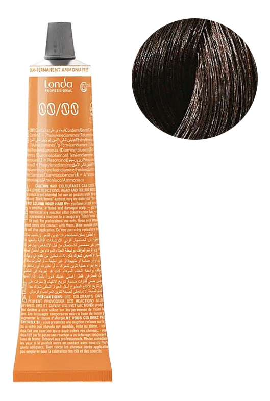 Крем-краска для интенсивного тонирования волос Ammonia Free 60мл: 4/0 Шатен крем краска для интенсивного тонирования волос ammonia free 60мл 4 0 шатен