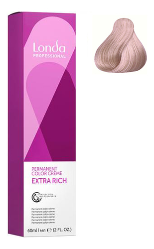 

Стойкая крем-краска для волос Permanent Color Creme Extra Rich 60мл: 10/65 Клубничный блонд, Стойкая крем-краска для волос Permanent Color Creme Extra Rich 60мл