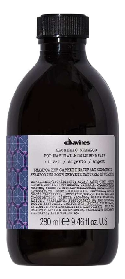 

Шампунь для натуральных и окрашенных волос Alchemic Shampoo For Natural And Coloured Hair (Silver) 280мл