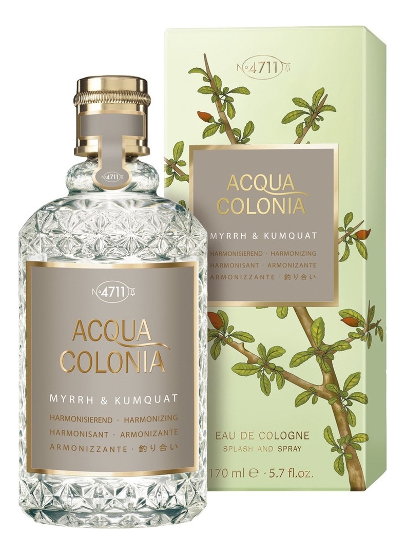 4711 Acqua Colonia Myrrh & Kumquat: одеколон 170мл