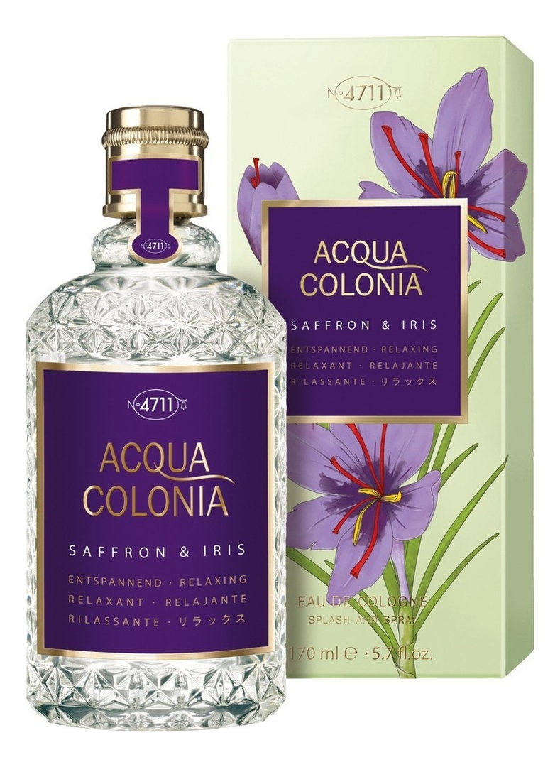 4711 Acqua Colonia Saffron & Iris: одеколон 170мл 4711 acqua colonia lime and nutmeg одеколон унисекс спрей 170мл