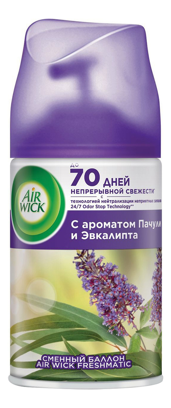 

Сменный баллон 5 Эфирных масел 250мл (пачули и эвкалипт)