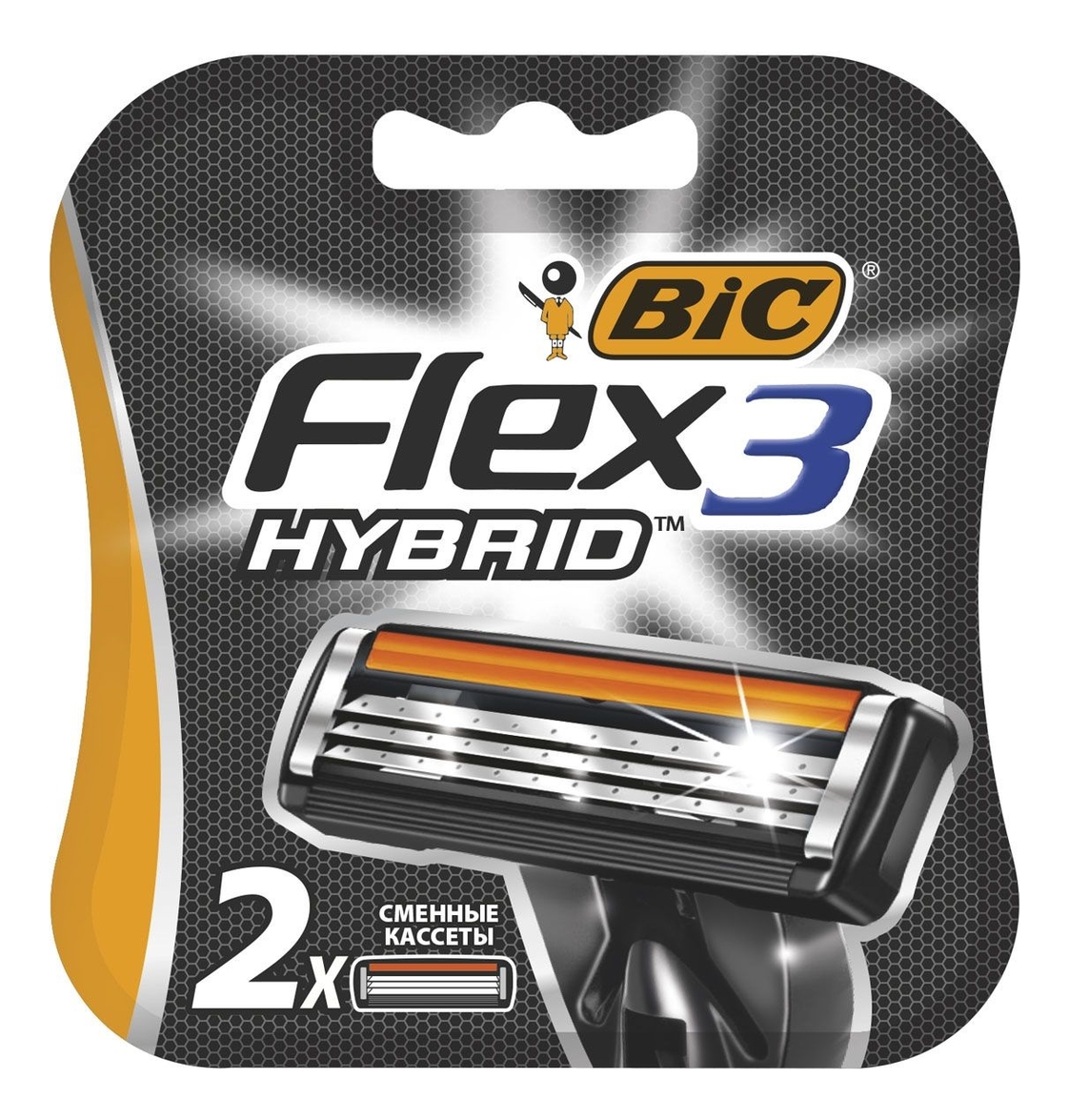 

Сменные лезвия Flex 3 Hybrid: Лезвия 2шт, Сменные лезвия Flex 3 Hybrid