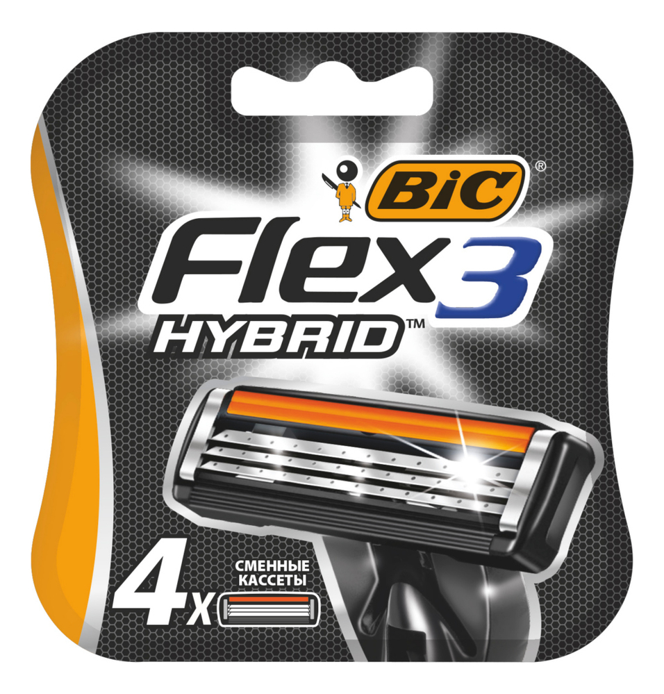 

Сменные лезвия Flex 3 Hybrid: Лезвия 4шт, Сменные лезвия Flex 3 Hybrid