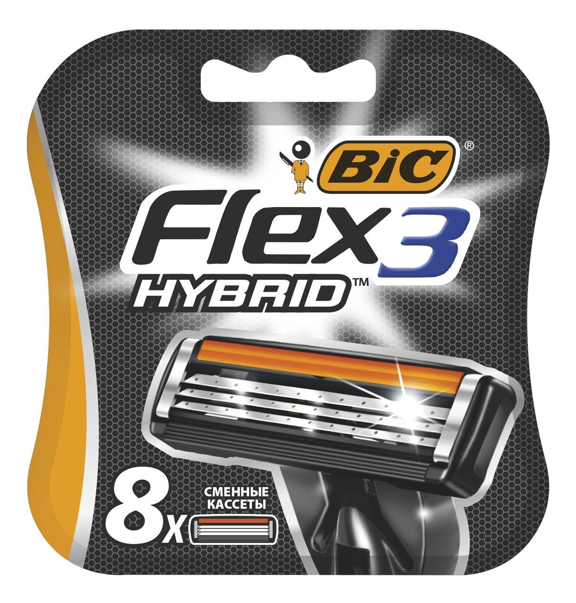 

Сменные лезвия Flex 3 Hybrid: Лезвия 8шт, Сменные лезвия Flex 3 Hybrid