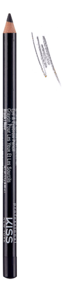 Контурный карандаш для глаз Eye & Eyebrow Pencil 1,1г: Black