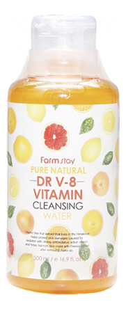 Очищающая вода для лица с витаминами Pure Natural Cleansing Water Vitamin 500мл