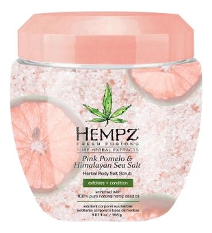 Скраб для тела Pink Pomelo & Himalayan Sea Salt Herbal Body Salt Scrub 198г