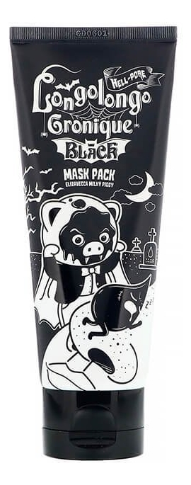 

Маска-пленка для лица с древесным углем Hell-Pore Longolongo Gronique Black Mask 100мл
