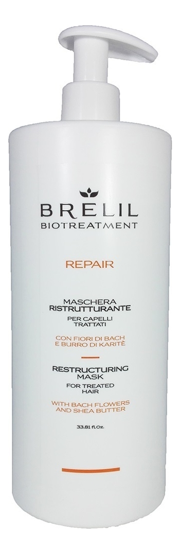 

Маска для восстановления волос Bio Treatment Repair Mask: Маска 1000мл, Маска для восстановления волос Bio Treatment Repair Mask