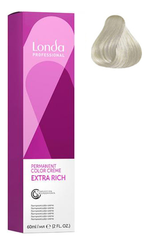 

Стойкая крем-краска для волос Permanent Color Creme Extra Rich 60мл: 10/16 Яркий блонд пепельно-фиолетовый, Стойкая крем-краска для волос Permanent Color Creme Extra Rich 60мл