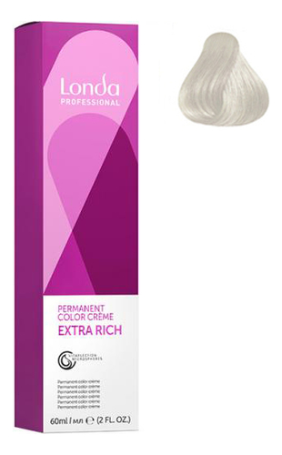 

Стойкая крем-краска для волос Permanent Color Creme Extra Rich 60мл: 12/81 Специальный блонд жемчужно-пепельный, Стойкая крем-краска для волос Permanent Color Creme Extra Rich 60мл