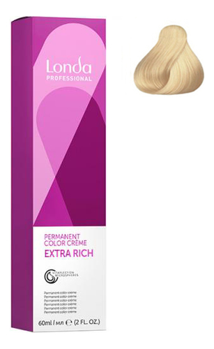 

Стойкая крем-краска для волос Permanent Color Creme Extra Rich 60мл: 12/89 Специальный блонд жемчужный сандрэ, Стойкая крем-краска для волос Permanent Color Creme Extra Rich 60мл