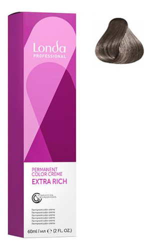 

Стойкая крем-краска для волос Permanent Color Creme Extra Rich 60мл: 6/81 Темный блонд жемчужно-пепельный, Стойкая крем-краска для волос Permanent Color Creme Extra Rich 60мл