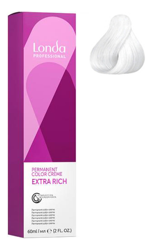 Купить Стойкая крем-краска для волос Permanent Color Creme Extra Rich 60мл: 0/00 Чистый тон, Londa Professional