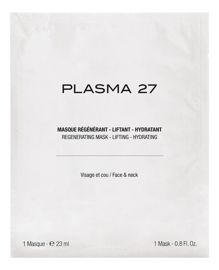 Био-лифтинг маска для лица восстанавливающая Plasma 27 Bio-Lifting Cell Restoring Mask: Маска 23мл