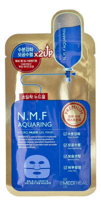 

Увлажняющая маска для лица N.M.F Aquaring Hydro Nude Gel Mask 30г