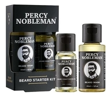 Percy Nobleman Набор для бороды Beard Starter (парфюмерное масло 10мл + средство для мытья бороды 30мл)