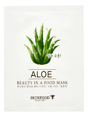 

Тканевая маска для лица с экстрактом алоэ Beauty In A Food Mask Sheet 18мл (алоэ)