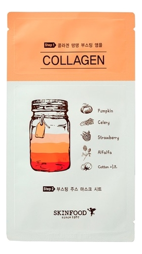 

Тканевая маска для лица с коллагеном Boosting Juice Mask Sheet Collagen 25,5мл