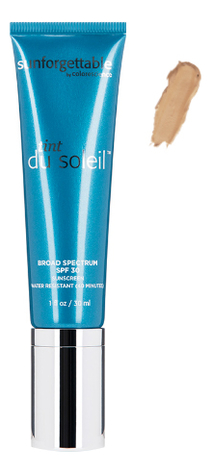 Купить Легкий тональный солнцезащитный крем для лица Sunforgettable Tint Du Soleil SPF30 30мл: Medium (средний), Colorescience