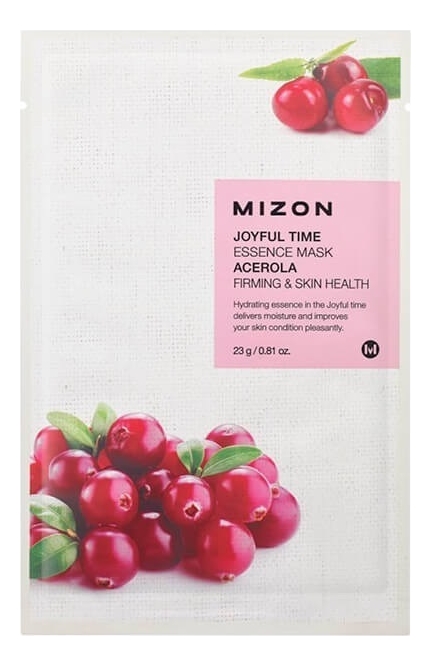 

Тканевая маска для лица с экстрактом барбадосской вишни Joyful Time Essence Mask Acerola 23мл
