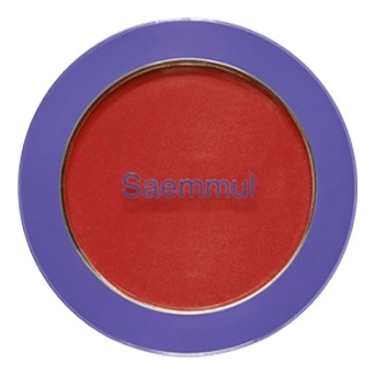 

Однотонные румяна Saemmul Single Blusher 5г: RD04 Carrot Red, Однотонные румяна Saemmul Single Blusher 5г