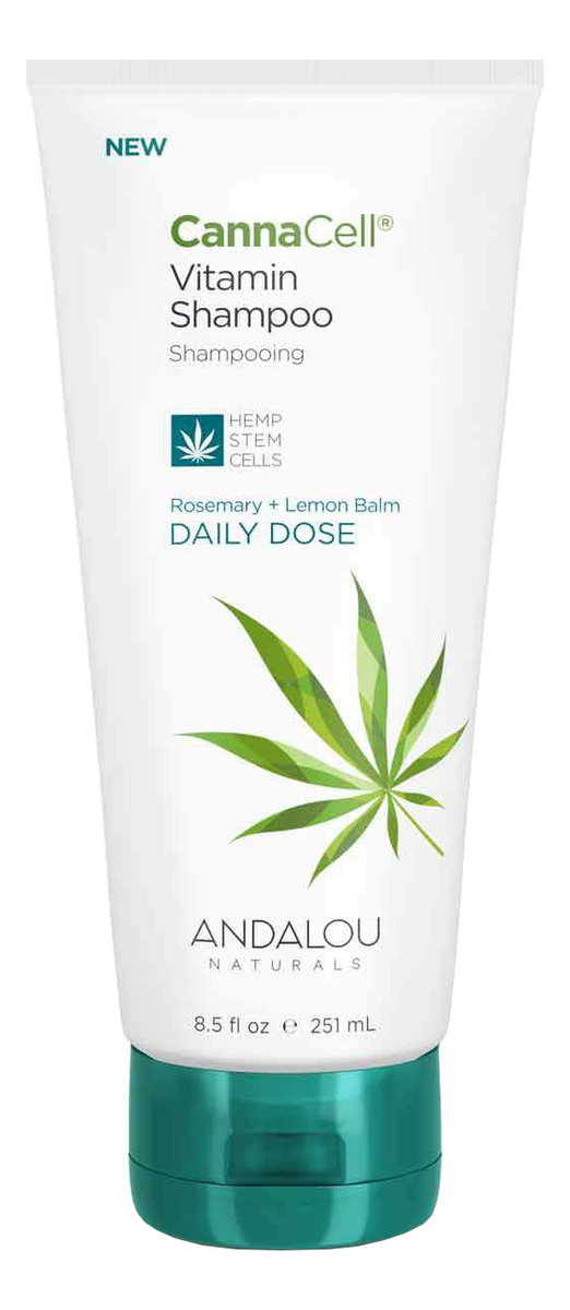 

Витаминный шампунь для волос с экстрактом розмарина Canna Cell Vitamin Shampoo Daily Dose 251мл