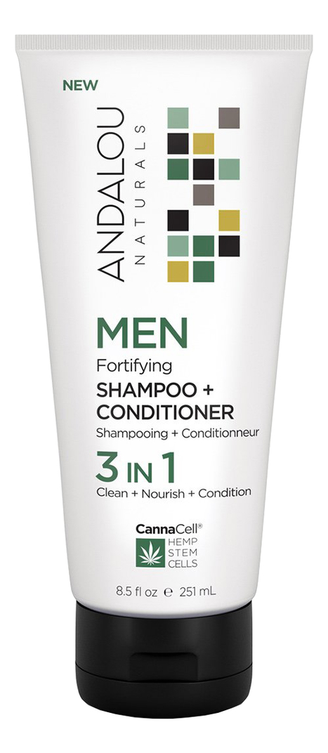 

Кондиционер для волос 3 в 1 Canna Cell Men Shampoo + Conditioner 251мл
