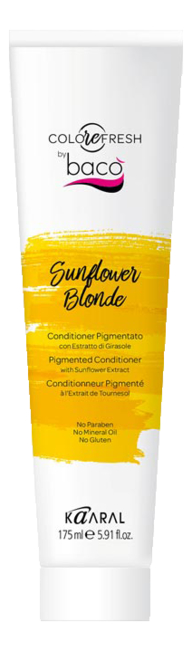 Оттеночный кондиционер для волос Colorefresh 175мл: Sunflower Blonde (с экстрактом подсолнечника) от Randewoo