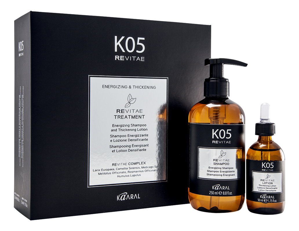 

Набор для волос K05 Revitae Treatment (тонизирующий шампунь 250мл + укрепляющий лосьон 50мл)