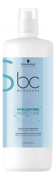 

Мицеллярный шампунь для волос BC Hyaluronic Moisture Kick: Шампунь 1000мл, Мицеллярный шампунь для волос BC Hyaluronic Moisture Kick