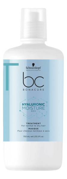 

Маска для волос BC Hyaluronic Moisture Kick: Маска 750мл, Маска для волос BC Hyaluronic Moisture Kick