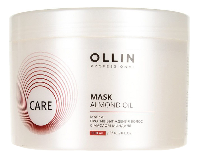 Маска против выпадения волос с маслом миндаля Care Mask Almond Oil: Маска 500мл ollin professional маска almond oil mask против выпадения волос с маслом миндаля 200 мл