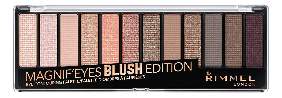 

Палетка теней Magnif'Eyes Edition 14г: 02 Blush, Палетка теней Magnif'Eyes Edition 14г