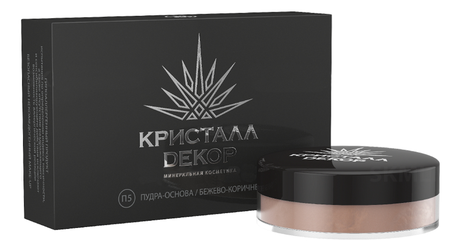 

Тональная пудра-основа для макияжа лица Кристалл Dекор 10г: Бежево-коричневый (новый дизайн), Тональная пудра-основа для макияжа лица Кристалл Dекор 10г