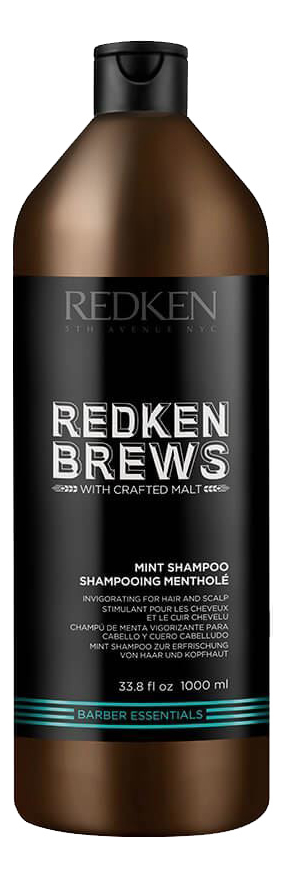 

Шампунь для волос Brews Mint Shampoo: Шампунь 1000мл, Шампунь для волос Brews Mint Shampoo