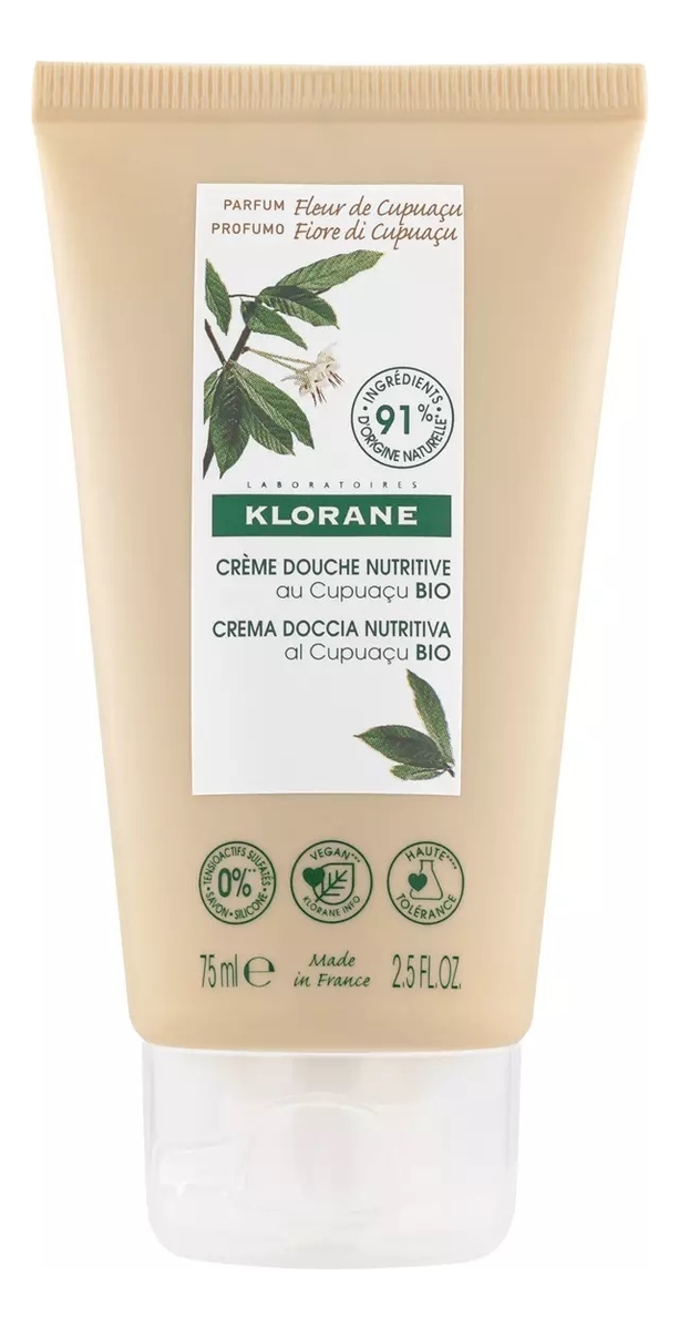 

Крем для душа Nutrition Intense Creme Douche Fleur de Cupuacu 75мл (цветок купуасу)