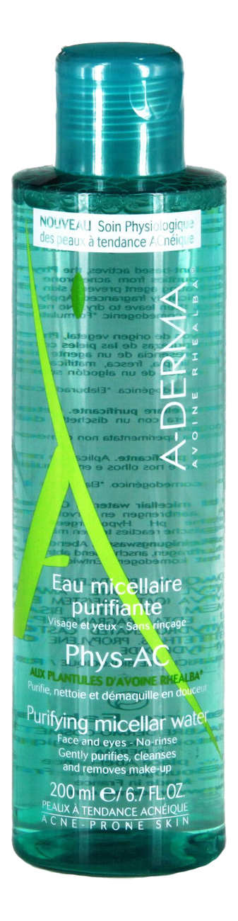 

Очищающая мицеллярная вода Phys-AC Purifying Micellar Water: Вода 200мл, Очищающая мицеллярная вода Phys-AC Purifying Micellar Water