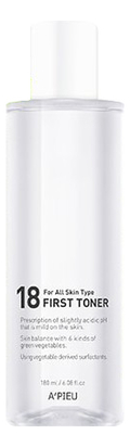 

Тонер для молодой кожи лица 18 First Toner 180мл: Тонер 180мл, Тонер для молодой кожи лица 18 First Toner