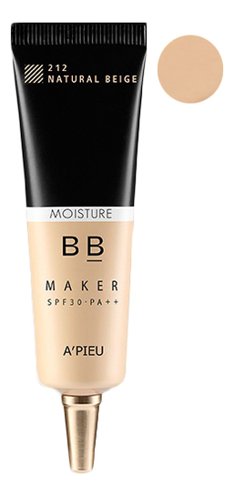 

BB крем увлажняющий Maker Moisture SPF30 PA++ 20г: 212 Natural Beige, BB крем увлажняющий Maker Moisture SPF30 PA++ 20г
