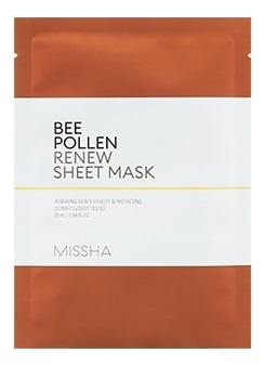 Обновляющая тканевая маска для лица Bee Pollen Renew Sheet Mask 25мл