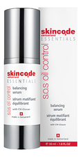 Skincode Сыворотка для лица Essentials S.0.S Oil Control Balancing Serum 30мл