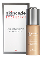 Skincode Восстанавливающее масло для лица Exclusive Cellular Overninght Restoration Oil 30мл