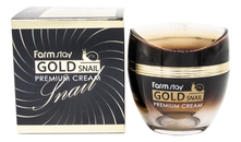 Farm Stay Питательный крем для лица с муцином улитки Gold Snail Premium Cream 50мл