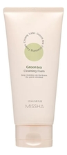 Missha Очищающая пенка для лица с экстрактом зеленого чая Creamy Latte Green Tea Cleansing Foam 172мл